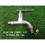 ITRON-ITN115HBT  1/2" S/Steel Bib Tap