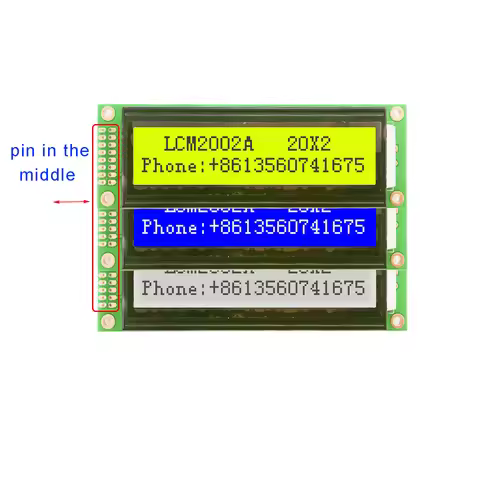 2002 20X2 LCD Module Display I2C Compatible HD44780 5v TC2002A LMB202D WH2002A AC202A free ship