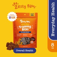 Zesty Paws All In One Training Bites - Bacon (หมดอายุ:11 2026) / Peanut Butter (EXP:02 2027) Flavor 