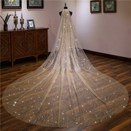 New Style Gold Champagne VEIL Wedding  Hs388