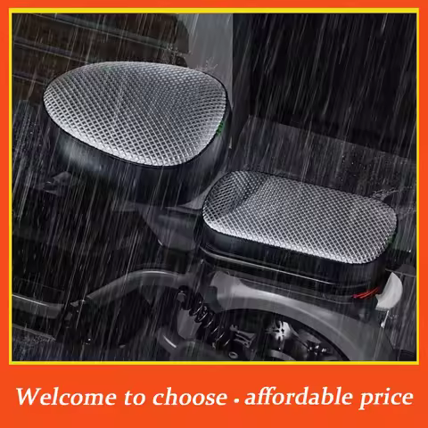[]Summer Thermal Insulation Waterproof Seat Cushion EBike Front Rear Protector Cover Electric Bike S