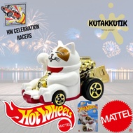 Hotwheels Lucky Cat Maneki Neko Feline Lucky Lot N 2025 Celebration Racers