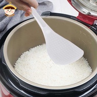 〔8C05〕 2Pcs Kitchen Non Sti Rice Paddle Hand Roll Spoons Clear Plastic Meal Spoons 〔8C〕
