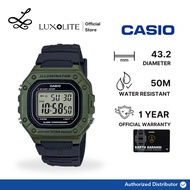 [Luxolite] Casio Digital W-218H-3AVDF Digital Youth Men Casual Sports Watch W-218H-3 W-218H-3A