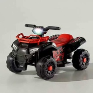 Electric ATV 4 wheeled motorcycle Rechargeable ride on motor with music for kids