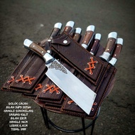 Golok cacah tulang SUP9 tempa sepuh
