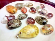 Mặt thạch anh ưu linh xanh