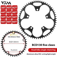 Road Bike Folding Bike Bicycle 130BCD Crank Chainring Positive Negative Chainring Single Disc 38T42T