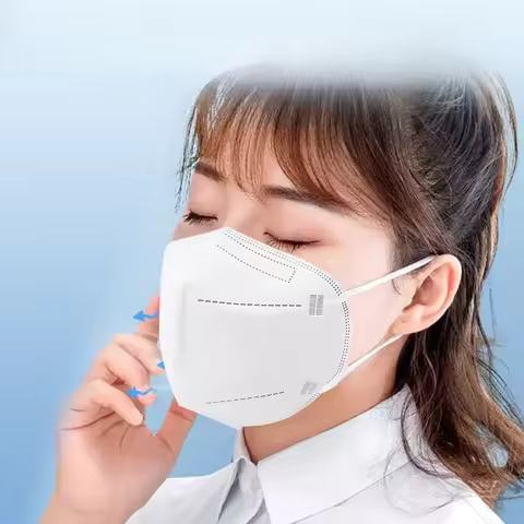 Health Safety 10 Pieces N95 Face Mask KN95 Respirator Dust Mask Breathable Disposable Protective Mas