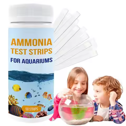 Ammonia Test Strips 50 Count Water Testing Aquarium Test Strips Water Test Safe Ammonia Tester For F