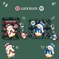 Cute Cartoon Lucky Duck Earphone Cover For AirPods 1st/2nd Generation Earphone Cover Airpods pro Protective Case Airpods 3rd Generation Soft TPU Case