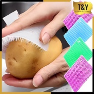 T&amp;y Plastic Brush Fruit Vegetable Cleaning Multifunction Non-Stick Coir Brush Washing Frying Pan Multipurpose Dishwashing Sponge