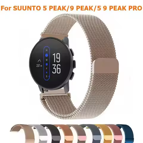 Milanese Loop Bracelet for SUUNTO 9 PEAK Pro/9 PEAK DLC/5 PEAK/VERTICAL Band for SUUNTO RACE/ 5 PEAK