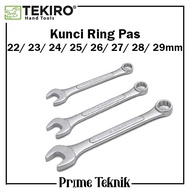 kunci ring pas 22 mm 23 mm 24 mm 25 mm 26 mm 27 mm 28 mm 29 mm tekiro - 22mm iwt