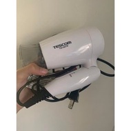 TESCOM TID192TW 小巧 便攜 大風量  負離子 吹風機 白色 清爽白 1500W 輕巧 宿舍 hair dryer 小暄暄商鋪