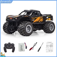 deveodo Remote Control Pickup Truck Amphibious Remote Control Car Waterproof Rc Stunt Car Off-road V