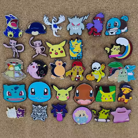 Pokemon Enamel Pins Metal Brooch for Clothes Lapel Pin Badge on Backpack Clothing Accessories Fashio