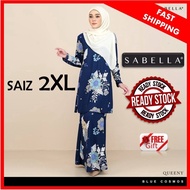 READY STOCK BAJU KURUNG MODEN QUEENY BY SABELLA SAIZ SIZE 2XL