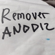 remover anodize,penghilang cat/warna anodize