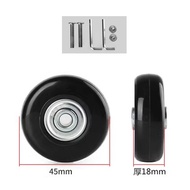 ganti roda koper 40mm 45mm 50mm aksesori roda bagasi 2pcs