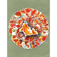 100 Pieces Koi Fish Stickers Send To Beautiful Wishes Will Auspicious Happiness Good Luck New Festiv