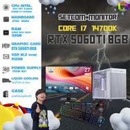 SETCOM+MONITOR DDR5 x BONMECOM2 ครบเซ็ตพร้อมจอ / CPU i7 14700K / RTX 5060TI 8GB / Case เลือกแบบได้คร