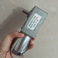 600JSX-4468 Square Turbo-Worm Gear Reduce Box Self-Lock 12V 24V Motor High Torque Speed 1/5/10/15/30