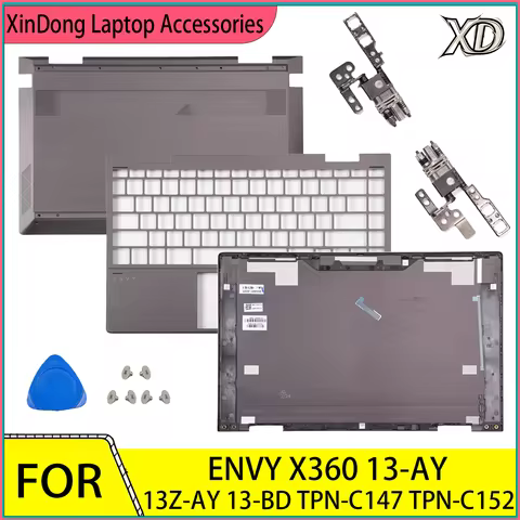 New For ENVY X360 13-AY 13Z-AY 13-BD TPN-C147 TPN-C152 L94498-001 LCD top cover / Palmrest cover she