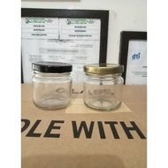 120ml glass jar for chili garlic/24pcs per box with plastic sealer