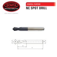 NC Drill 12 90° SOMTA HSS Mata Bor 12mm Spot Matabor Besi 12 mm
