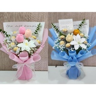Tulip Lily Ferrero Rocher Chocolate CrochetFlower Bouquet/Anniversary/Birthday/Graduation/Valentine/Hari Raya/Diwali
