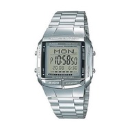 CASIO Vintage DATA BANK DB-360-1A Digital Telememo Timer Unisex Silver Watch NEW