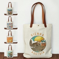 Canvas Totebag Austrian Souvenir Vienna Austria Souvenir Bag
