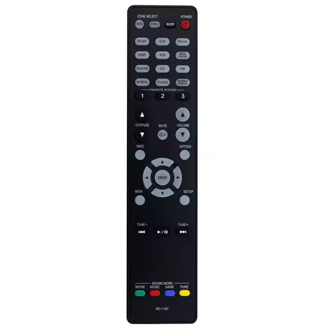Remote Control RC-1167 Replace For Denon AV Receiver AVR-2113 AVR-2113CI AVR-1913 AVR-2313CI AVR-231