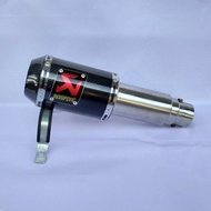 AKRAPOVIC GP M1 CARBON EXHAUST SLINCER, 50/ 51mm inlet