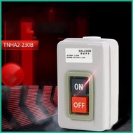CRE On  Self Lock Maintained 3 7KW 380V Power Push Button Switch Station For 3 Phase 500V 7 5KW Moto