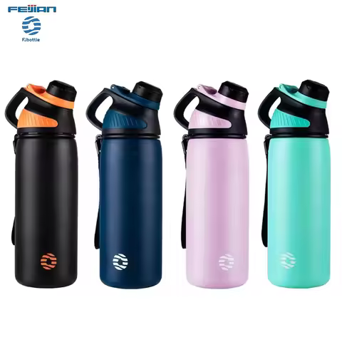 Fjbottle Thermos Cup 1000ML Stainless Steel Vacuum Flasks Magnetic Lid Leak Proof Keep Hot & Cold Ou