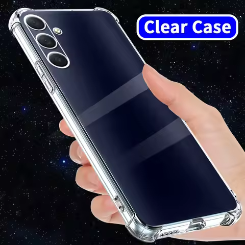 Clear Soft Back Case For Samsung Galaxy M14 M34 M35 M54 M55 F54 F55 C55 5G Transparent Phone Cases C