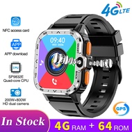 2023 New 4G Call Men RAM 4GB ROM 64GB HD Camera Blue Tooth Smart Watch Wifi GPS Sports Heart Rate NFC Women Sim Card Smartwatch