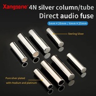 Xangsane 5*20mm/6*25mm HiFi pure silver fuse silver pillar replacement amplifier fuse HiFi power str