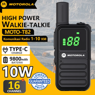 HT Motorola T82 Walkie Talkie Pendamping Outdoor yang Anda | Baterai 9800mAh untuk Penggunaan Lama D