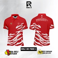 RA Indonesian Independence Day Committee Shirt 80th August 17, 2025 Men's/Wanita Free custom name an