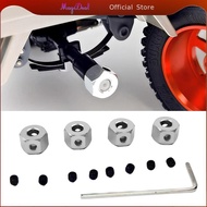 MagiDeal 4 Pieces RC Hex Wheel Hubs Wheel hex Adapter Universal Brass Wheels hex RC hex for 1:18 RC 