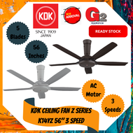 KDK CEILING FAN Z SERIES  K14YZ 56" 3 SPEED [READY STOCK]