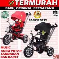 SEPEDA ANAK RODA TIGA PACIFIC 5199 SEPEDA STROLLER BAYI RODA 3