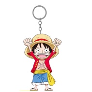 Pirate King Luffy character keychain