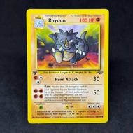 Vintage Pokemon TCG Rhydon 45/64 1999 Jungle Trading Card Game
