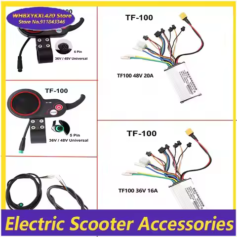 5Pin 6Pin48V 36 16A20A Controller And TF-100 Throttle Display For Kugoo Kukirin M4 /M4 Pro Electric 