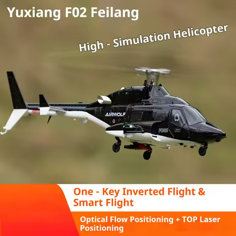 Yxznrc Yu Xiang Rc Helicopter Air Wolf 34 1 Scale 6 Channel Flybarless Direct Drive Optical Flow Arm