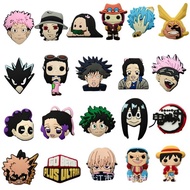 crocs jibbitz set jibbitz set jibbitz crocs Cartoon Demon Slayer Shoes with Floral Buckles - Garden 